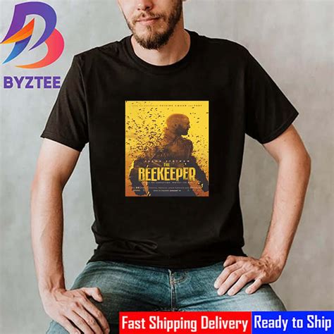 Official Poster For The Beekeeper With Starring Jason Statham Classic T-Shirt - Byztee