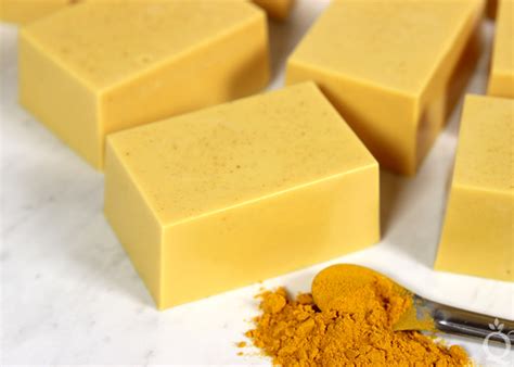 DIY Turmeric Melt & Pour Soap - Teach Soap