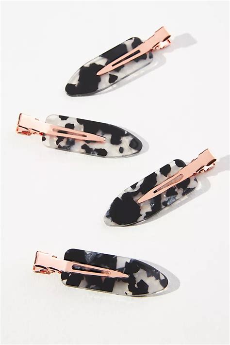 KITSCH Creaseless Hair Clips, Set of 4 | Anthropologie