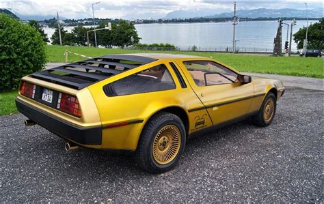 gold DeLorean | Delorean, Hot cars, Cool cars