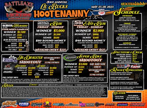 Lil Bucks Hootenanny - Bracket Race - Dragway 42