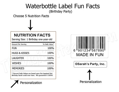 Bottle label template, Personalized water bottle labels, Water bottle labels template