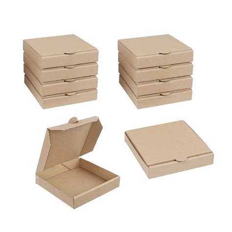 Spec101 Empty 5 Inch Mini Pizza Boxes Party Favor Cookie Cardboard Box ...