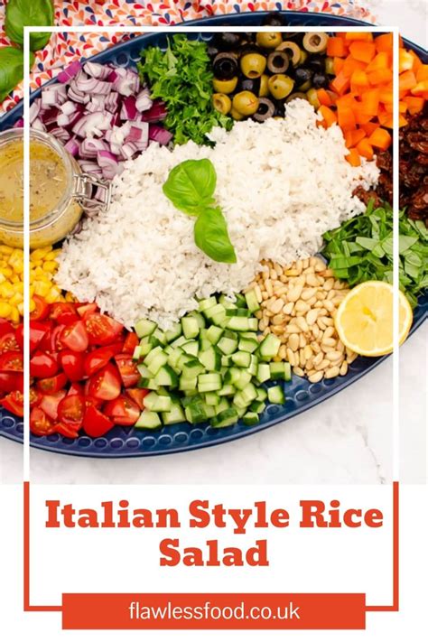 Italian Style Rice Salad - Easy to make by Flawless Food