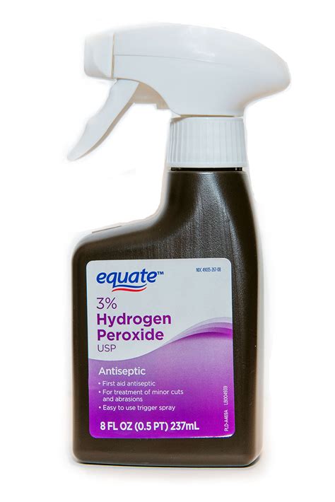 Hydrogen Peroxide First Aid Antiseptic 3% Solution 8 Oz Trigger Spray ...