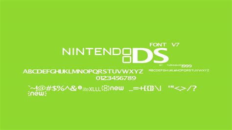 Nintendo DS Font v7 by tuannghia1999 on DeviantArt