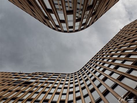 Looking Up at the Architecture of Via in Oslo - Neil Corman Photography