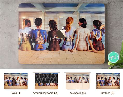 Pink Floyd Back Catalogue Poster laptop skin Pink Floyd mac | Etsy