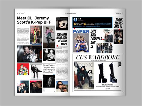 Celebrity Tabloid Newspaper | Public Image | CL | on Behance