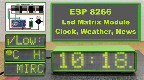 DIY LED CLOCK USING MAX7219 LED MATRIX DISPLAY AND DS3231, 45% OFF