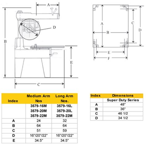 Dewalt Radial Arm Saw Table Dimensions | Brokeasshome.com