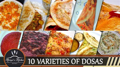 10 Variety dosa in tamil | Dosa varieties in tamil | variety dosa recipes in tamil | Dosa ...