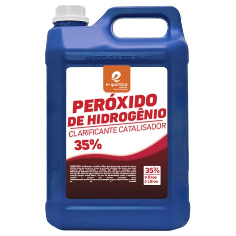 PERÓXIDO DE HIDROGÊNIO EQUÍMICA 35 5L (água oxigenada) 5L