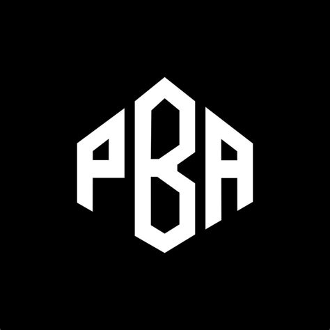 PBA letter logo design with polygon shape. PBA polygon and cube shape logo design. PBA hexagon ...