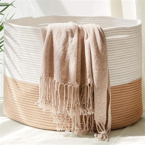 Extra Large Storage Basket – 22" X 14" XXXL Toy Basket – Decorative ...