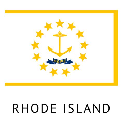 Rhode island state flag - Transparent PNG & SVG vector file