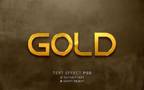 Premium PSD | Luxurious gold text effect
