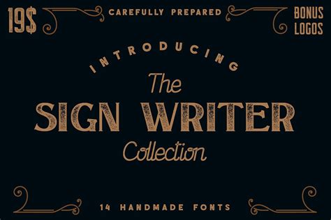 The Sign Writer Typeface - All Free Fonts