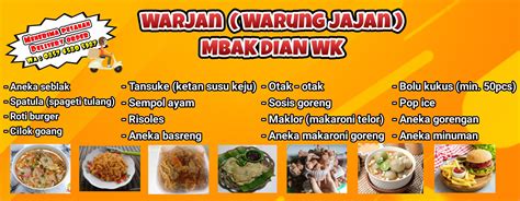 Contoh dsign banner seblak | Desain banner, Makanan, Desain menu