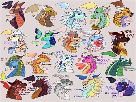 a massive amount of my WOF hybrids - ibisPaint