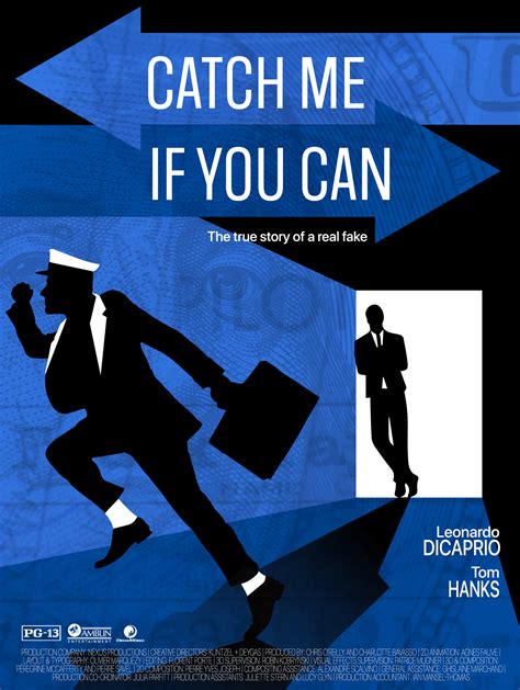 CATCH ME IF YOU CAN Movie Poster [Licensed-NEW-USA] 27x40 Theater Size ...