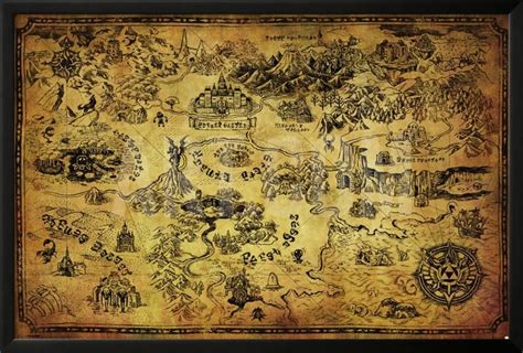 Hyrule Map Poster