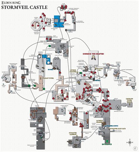 Elden Ring Stormveil Castle walkthrough and map - Polygon