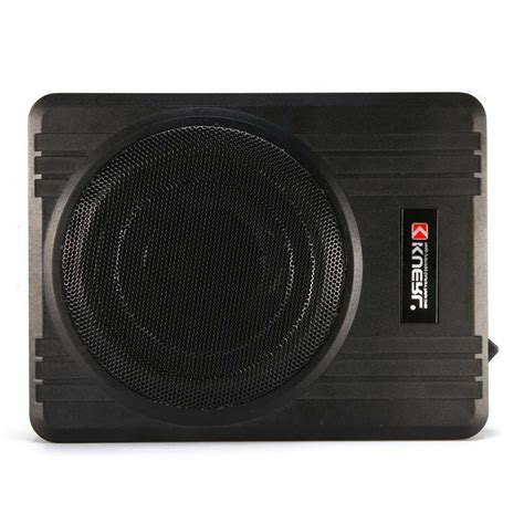 600W 10" Powered Car Under-Seat Subwoofer Amplifier Slim