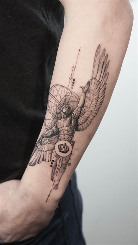 Icarus tattoo | Hand tattoos for guys, Arm tattoos for guys, Sleeve tattoos