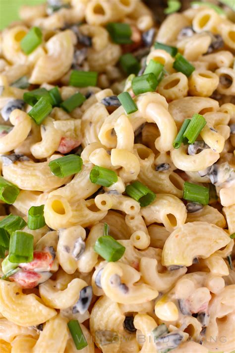 Easter Sides: The Best Macaroni Salad Ever & Sundried Tomato Pasta Salad - Willow Bird Baking