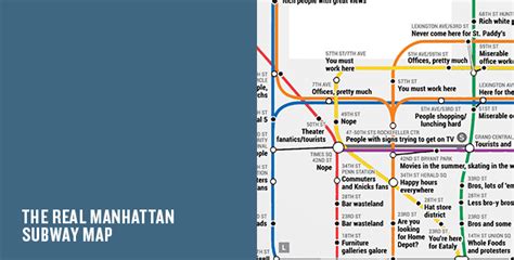 New York subway map with reimagined station names – Feel Desain | your ...