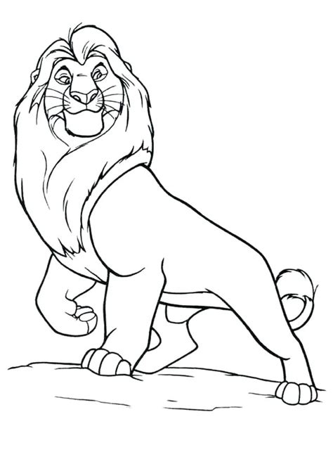 Lion King Mufasa Drawing at GetDrawings | Free download