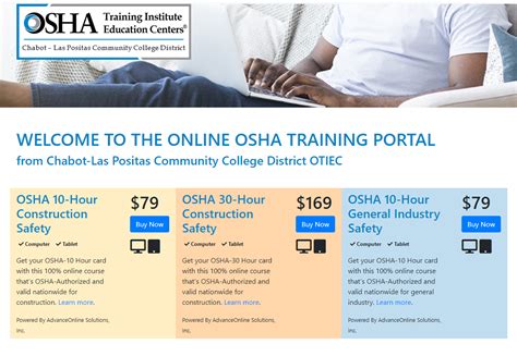 OSHA 10-Hour and 30-Hour Online Courses Now Available - OSHA Authorized Safety Training for the ...