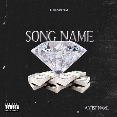 diamond money rap mixtape cover art template | Cool album covers, Album cover design, Cover art