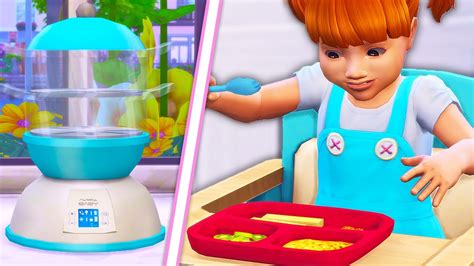 NEW REALISTIC TODDLER FOOD!😍 // THE SIMS 4 | MOD REVIEW - YouTube