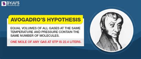Avogadro’s Law - Statement, Formula, Derivation, Solved Examples of ...