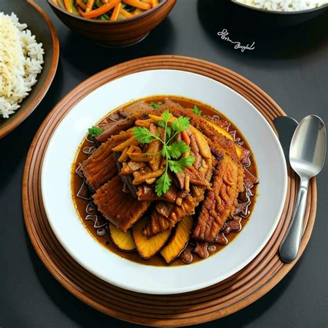 rice gudeg traditional delicious food. 25406266 Stock Photo at Vecteezy