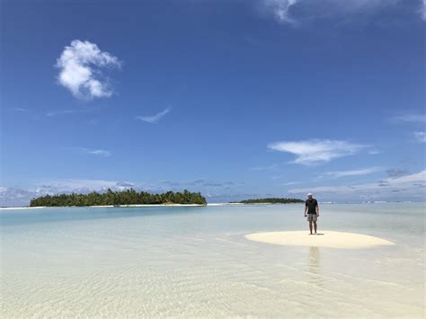 One Foot Island beach (One Foot Island Beach) 🏖️, Aitutaki island (Cook ...