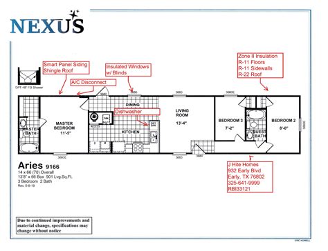 Single Wide Home Plans Archives - J Hite Homes Early, Texas