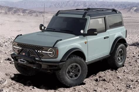 2021 Ford Bronco Cactus Gray Color Officially Changed In Configurator