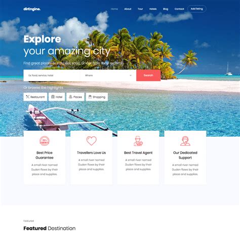 18 Best Travel Agency HTML Website Templates 2024 | BeginDot