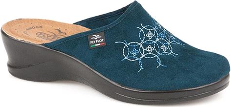 Fly Flot Anatomic Mule Slipper 308 340 - Teal Size 5 (38): Amazon.co.uk: Shoes & Bags