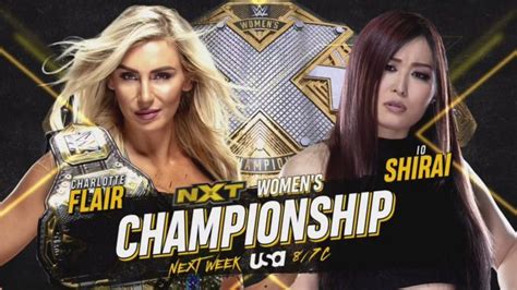 Two NXT championship matches announced for next week's episode