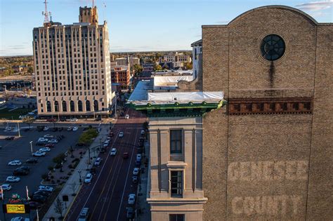 10 photos offering a look onto downtown Flint from above the city ...