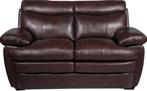 Marty Genuine Leather Sofa - Brown | The Brick