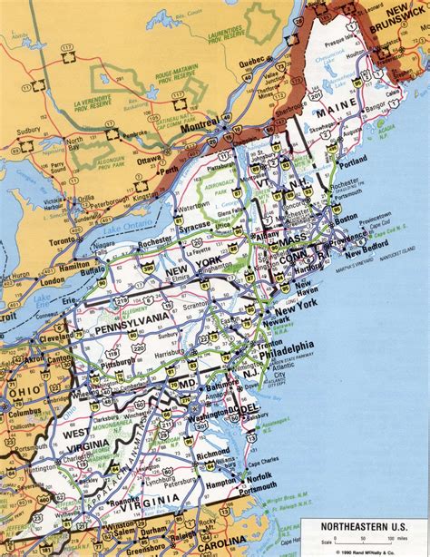 Road Map Of Eastern United States - Crabtree Valley Mall Map