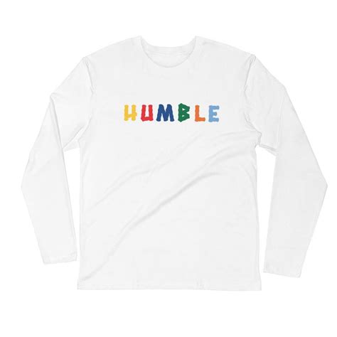 "HUMBLE" Long Sleeve Fitted Crew – Financial Fashion Clothing Company | Long sleeve tshirt men ...