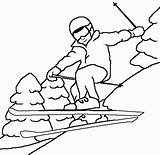 Skiing coloring Book To Print And Online sketch template