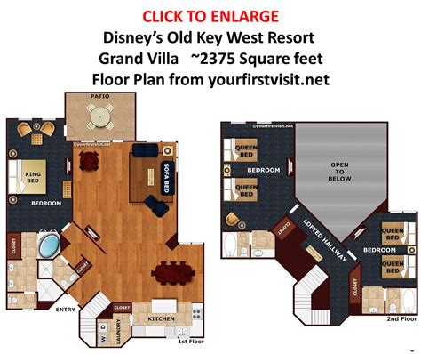 Overview of Accomodations at Disney's Old Key West Resort - yourfirstvisit.net