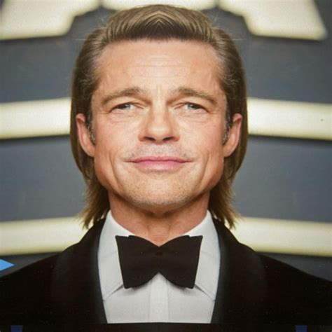 And here's what Brad Pitt would look like if his face was left and ...